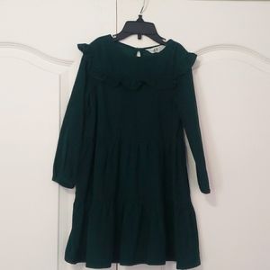 Green dress used once for Holidays picture.